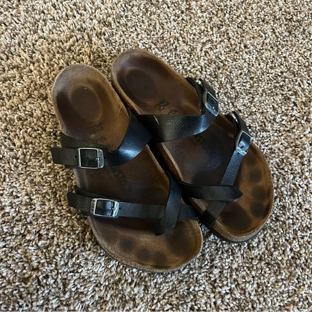 Birkenstock Mayari Black Strap Sandals